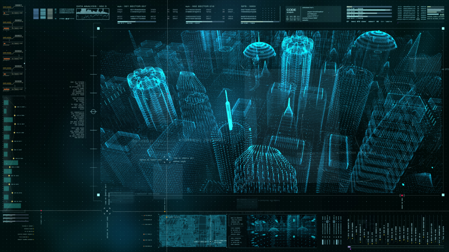 关键词：智慧楼宇，数字孪生城市，深圳市武智科技;描述：深圳市武智科技的智慧楼宇相关数字孪生城市界面，展现数字化城市管理与监控场景