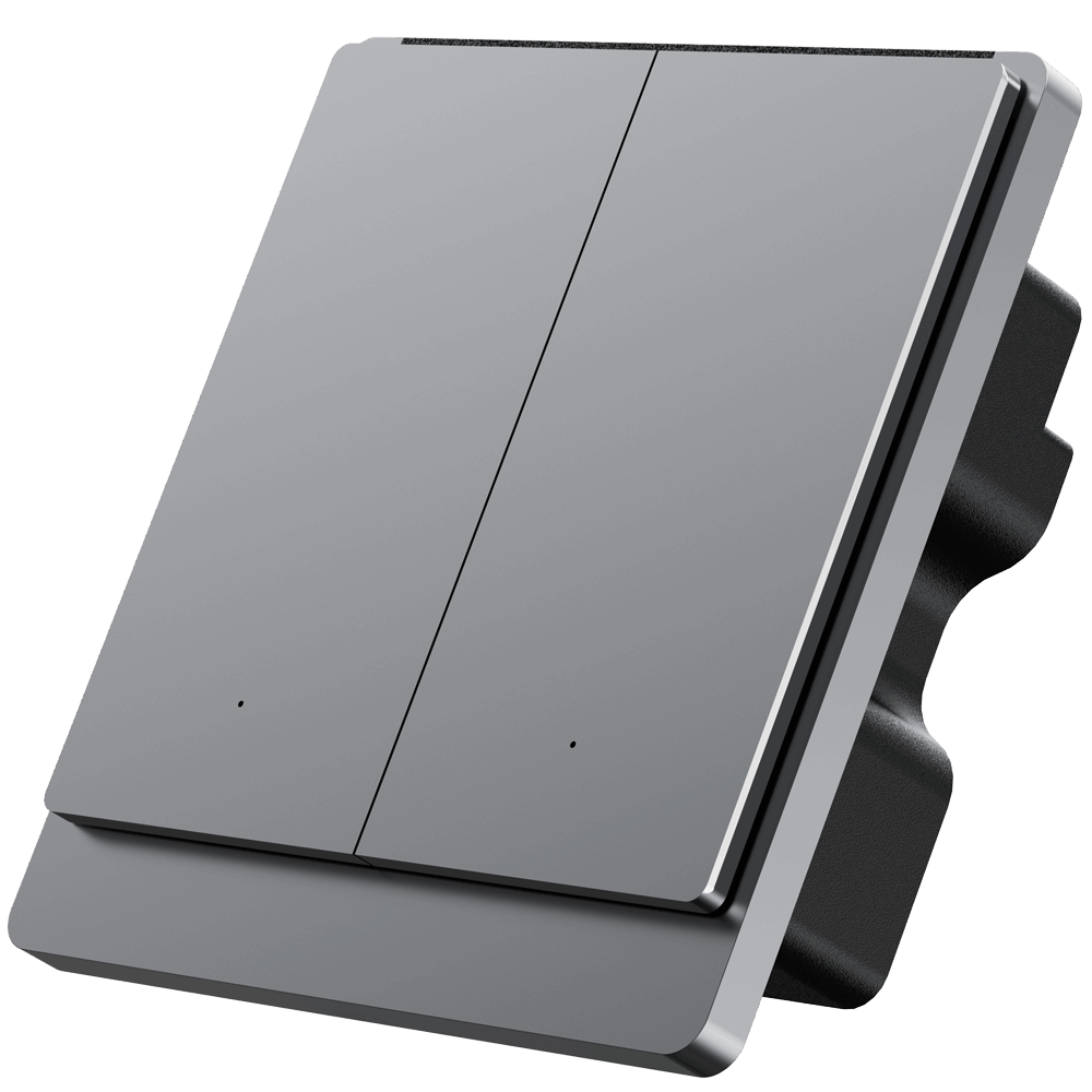 关键词:灯光开关;描述:1.极简工艺设计,精工品质;
                        2.物联网云技术系统支持，ZigBee无线组网方式;
                        3.一键控制上班模式/下班模式/会议模式等场景;