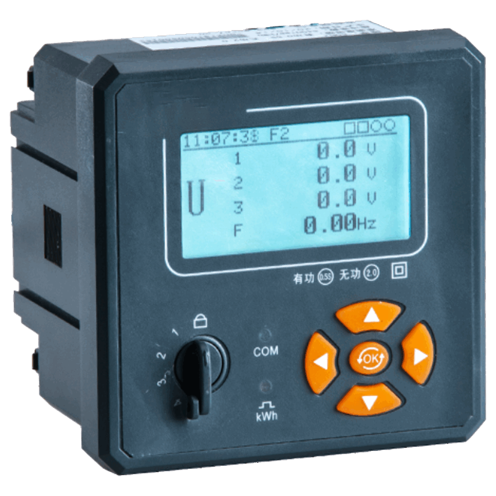 关键词:三相有功智能电能表;描述:支持全电力参数测量（U、I、P、Q、S、PF、F）；
								支持双向有功、无功电能计量，支持有功、无功脉冲输出；；
								尖峰平谷）；
								支持电能质量分析功能:电压电流不平衡度测量、电压电流相角测量、2-63次分次谐波、总（奇、偶）谐波测量、电压波峰系数、电话波峰因子、电流K系数测量；
								支持事件记录（128条，支持TF卡扩展）、报警记录（包含66种报警，各种报警可记录最近16条，支持TF卡扩展）、最大需量（历史12月，正反向）以及极值统计（本月和上月）