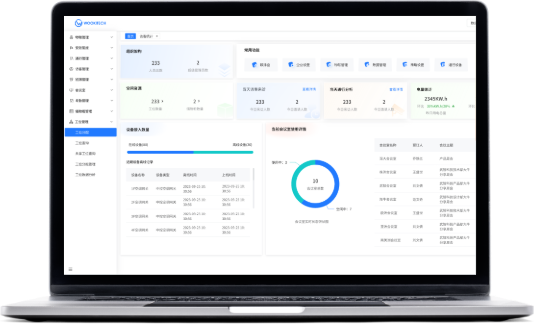 关键词：IoT, 物联网管理平台，数据可视化，深圳市武智科技;描述：深圳市武智科技物联网（IoT）管理平台界面，实现数据可视化与智能管理