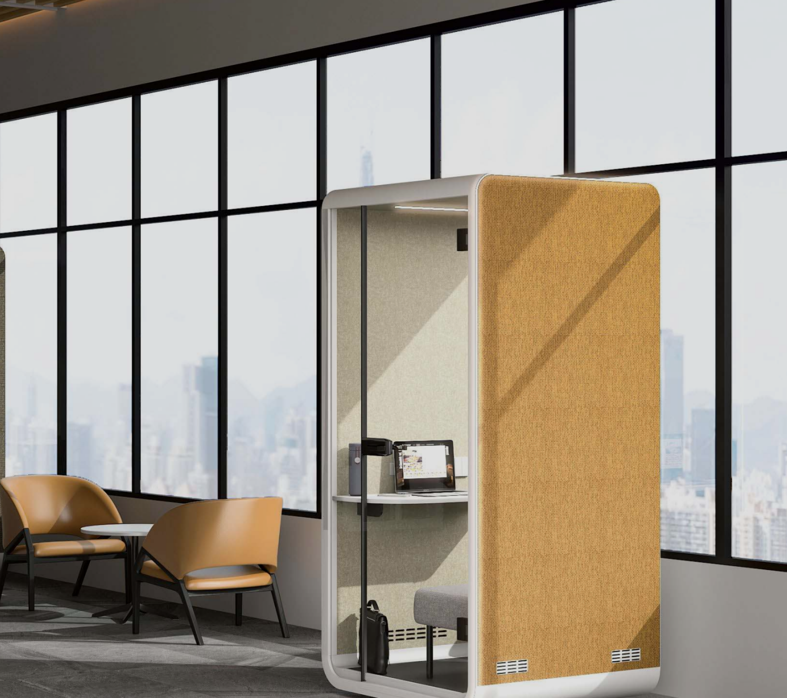 智慧会议室 大屏数据展示 武智科技 多设备协同会议 智能办公数据分析;描述：武智科技智慧会议室通过大屏进行数据展示，结合多设备协同，实现高效智能的会议与数据分析。